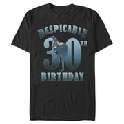 Men's Despicable Me Minions Despicable 30th Birthday Graphic Tee Black 3X Large